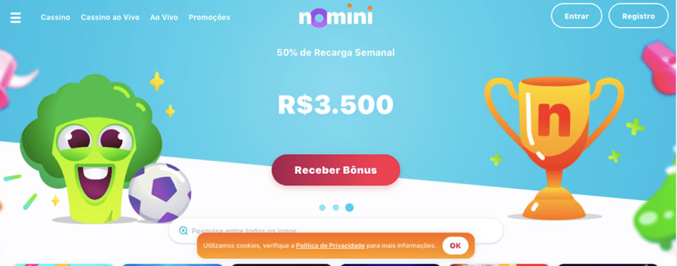 O Campo Bet oferece bônus de cassino de até R$ 4.500 nos quatro primeiros depósitos e 200 rodadas de bônus. Esta aposta está disponível para novos usuários que fizerem seu primeiro depósito e funciona da seguinte forma: Bônus de 100% no primeiro depósito R$ 1.000 + 50 rodadas de bônus. Segunda vez, bônus de depósito de 120% até R$ 1.000 + 50 giros. No seu terceiro depósito o bônus é de 100% até R$ 1.000 + 50 giros. 120% no seu quarto depósito, até R$ 1.500 + 50 rodadas de bônus.